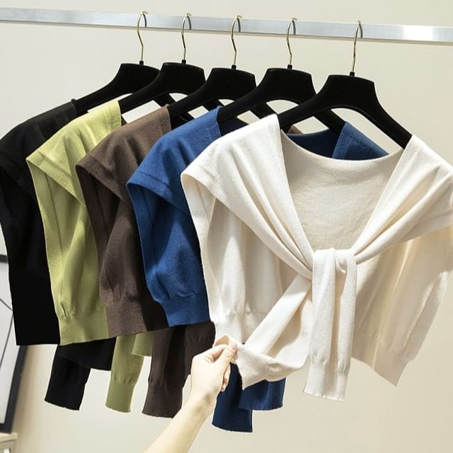 Shawl Knit Knot Plain