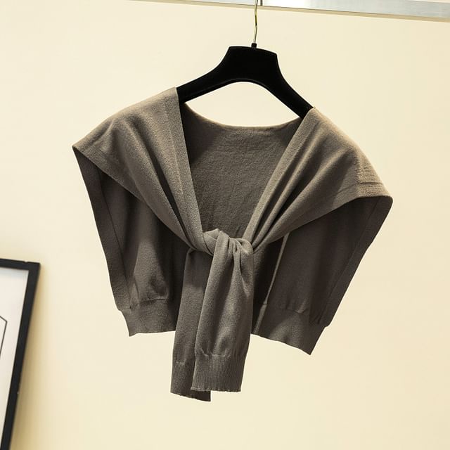 Shawl Knit Knot Plain