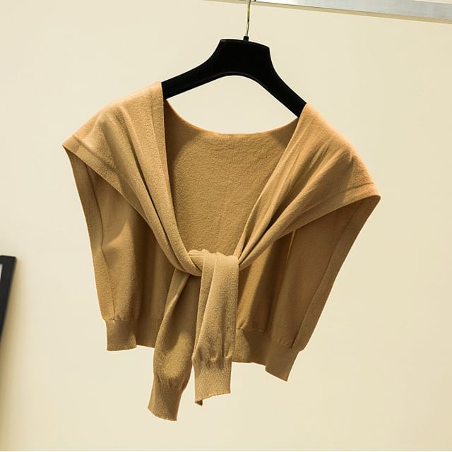 Shawl Knit Knot Plain