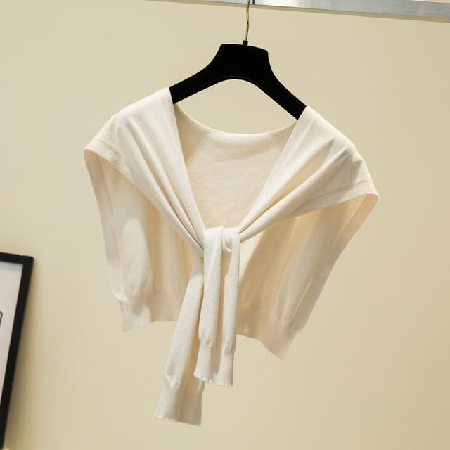 Shawl Knit Knot Plain