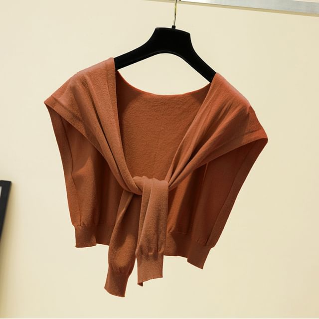 Shawl Knit Knot Plain