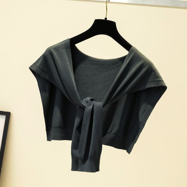 Shawl Knit Knot Plain