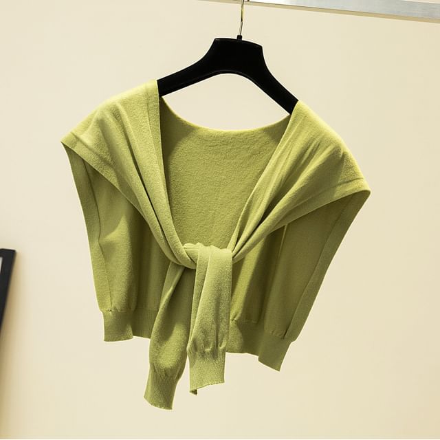Shawl Knit Knot Plain