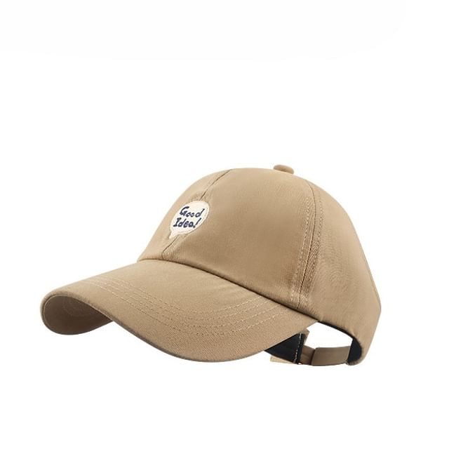 Top Baseball Lettering Open Cap Embroidered