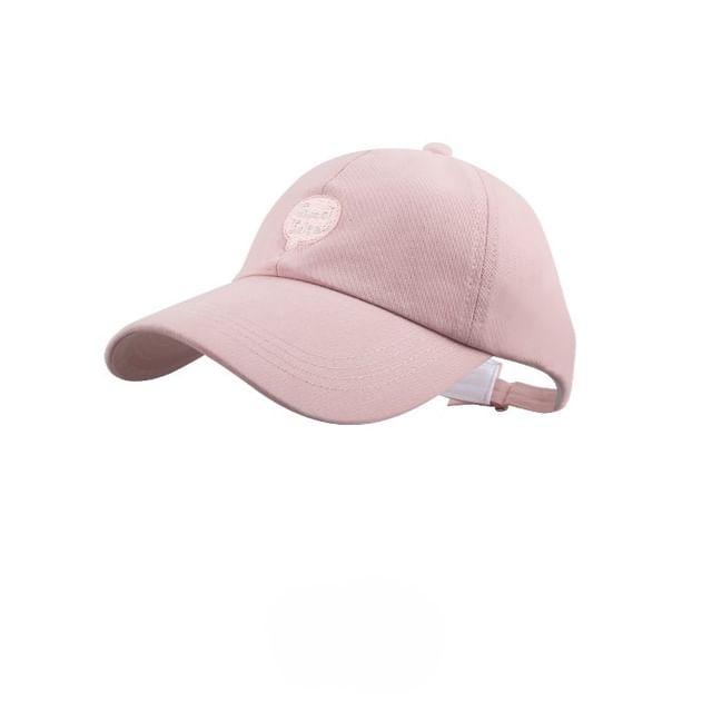 Top Baseball Lettering Open Cap Embroidered