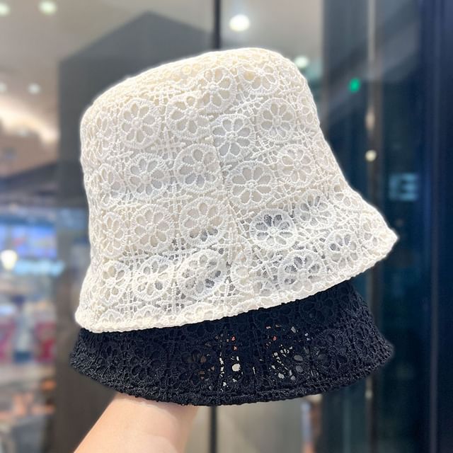 Lace Hat Bucket Plain