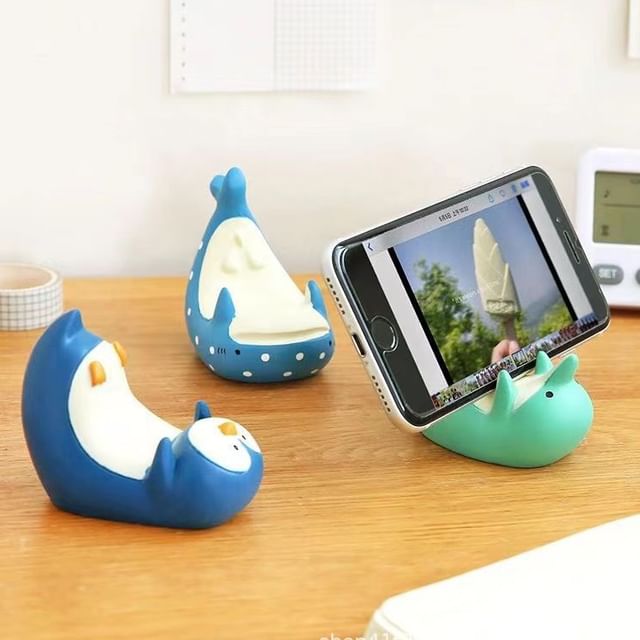 Dolphin / Penguin / Shark Phone Holder (Various Designs)