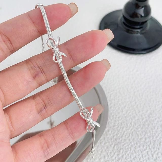 Bracelet Choker / Alloy Bow