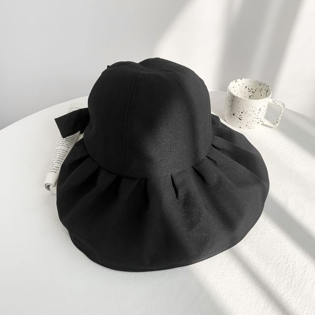 Hat Plain Ruched Sun