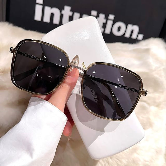 Polarized Square Frame Sunglasses