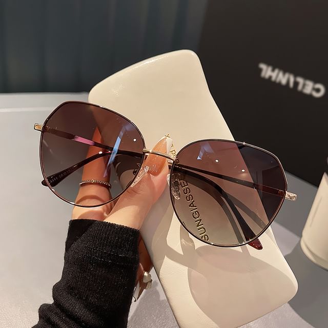 Sunglasses Frame Metal Round