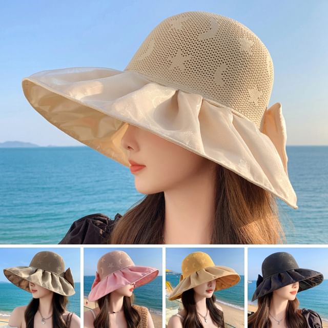 Ruched Hat Sun Patterned