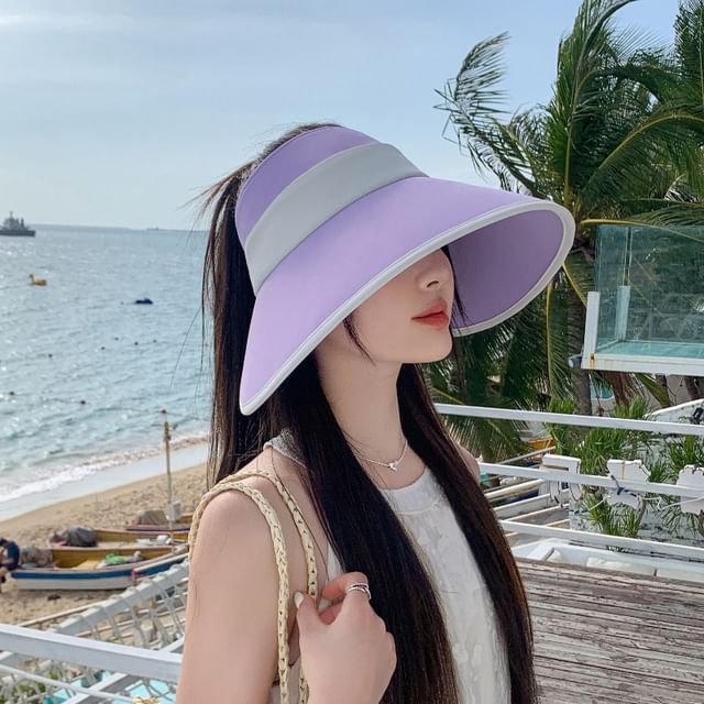 Sun Tone Wide Two Brim Visor