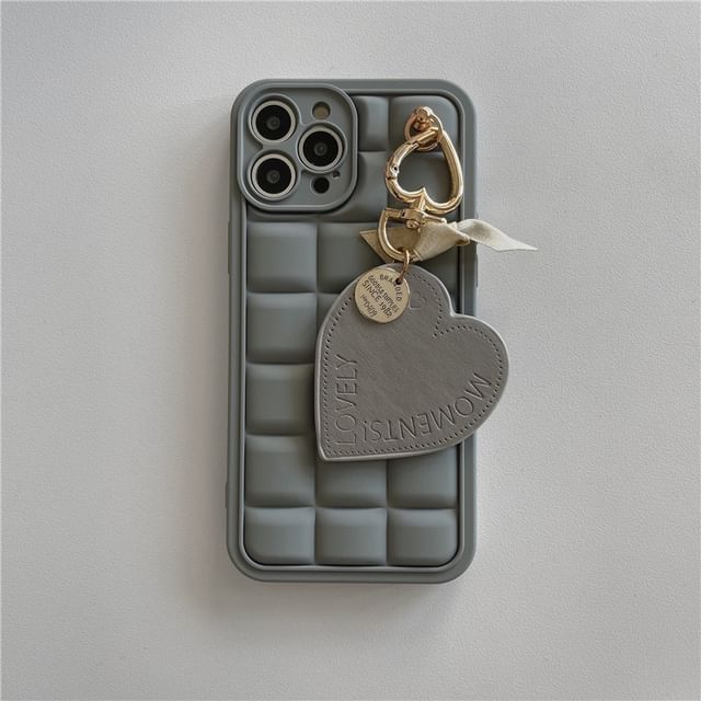 Case Phone Heart Charm