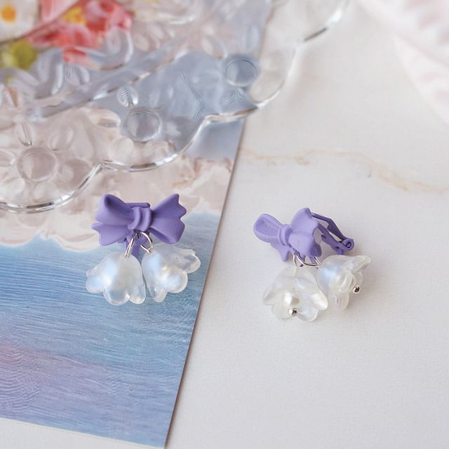 Designs) Earring Dangle (Various Alloy Floral