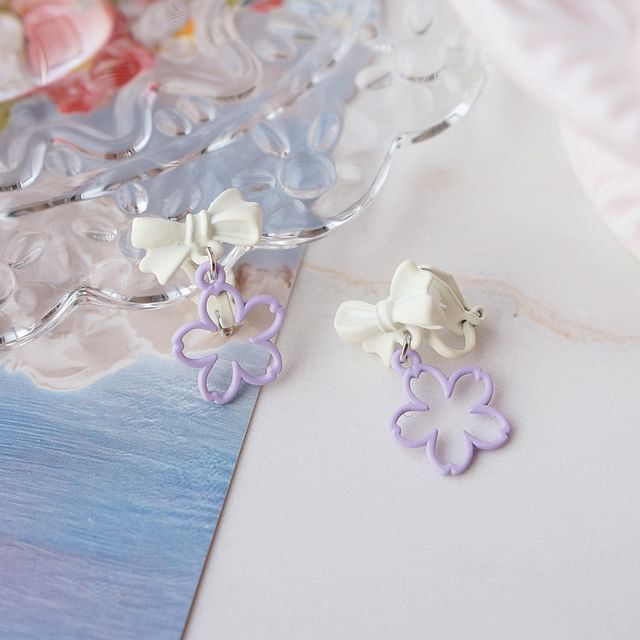 Designs) Earring Dangle (Various Alloy Floral