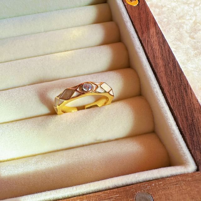 Glazed Open Ring