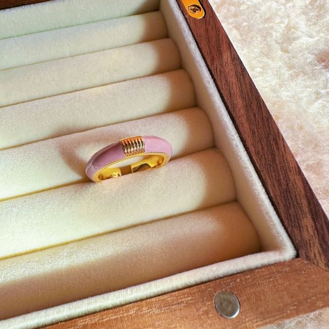 Glazed Open Ring