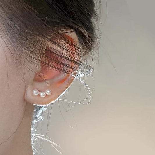 Faux Pearl Stud Earring