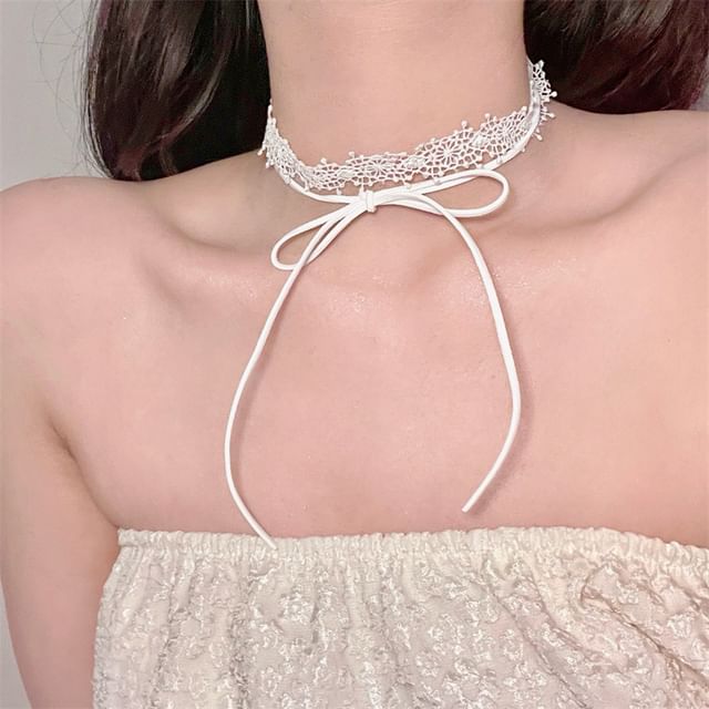 Lace Black Choker Necklace