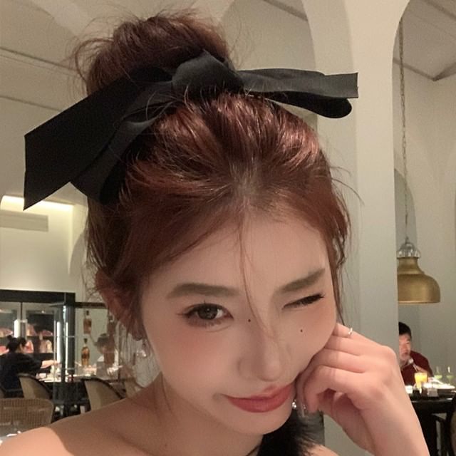 Fabric Bow Clip Hair