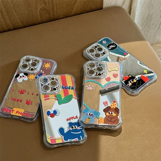 Phone Cartoon Case Mirrored
