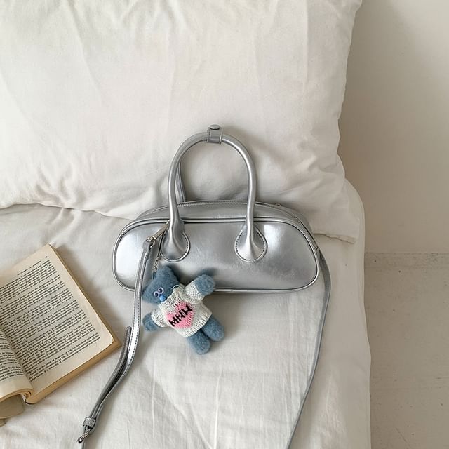 Crossbody Plain Top Leather Faux Bag Handle