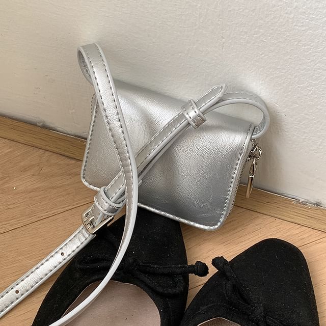 Bag Plain Crossbody Faux Leather