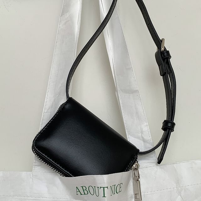 Bag Plain Crossbody Faux Leather
