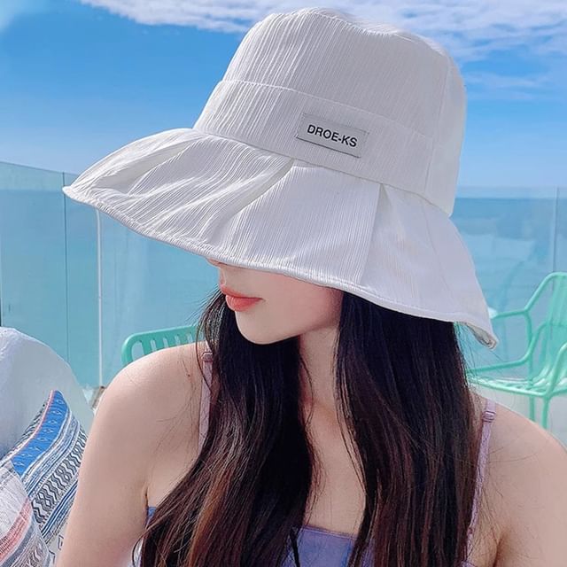 Bucket Hat Wide Brim Plain