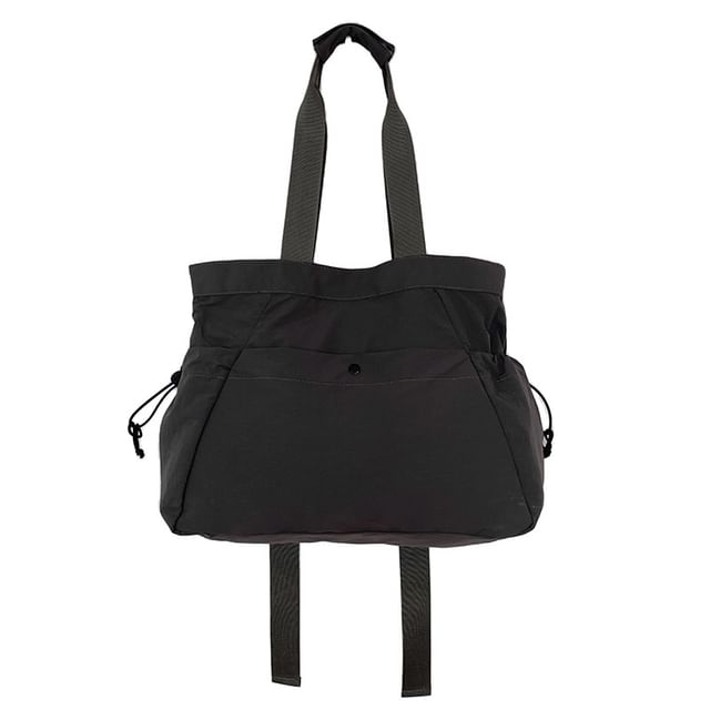 Zip Plain Tote Bag