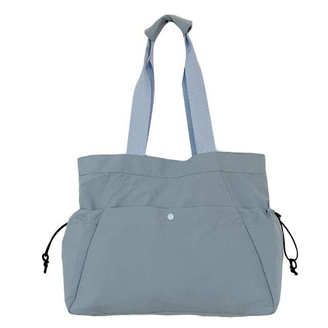 Zip Plain Tote Bag