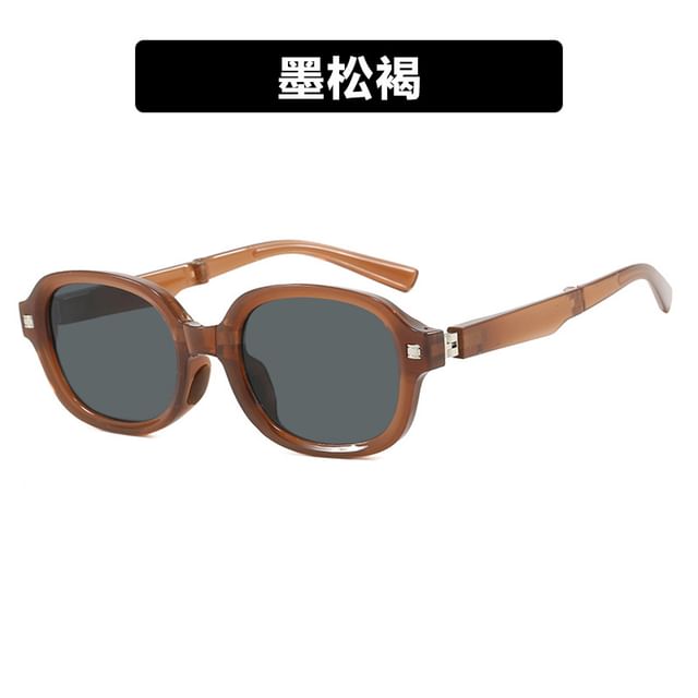 Oval Sunglasses Foldable