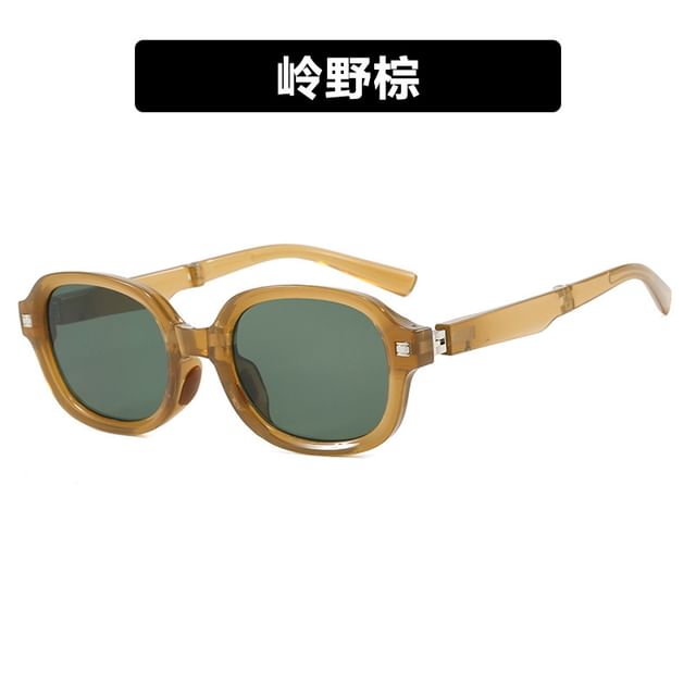 Oval Sunglasses Foldable