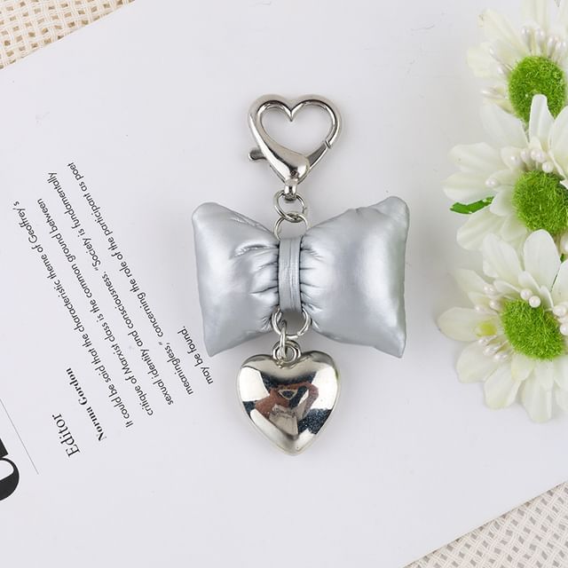 Heart Bow Keyring