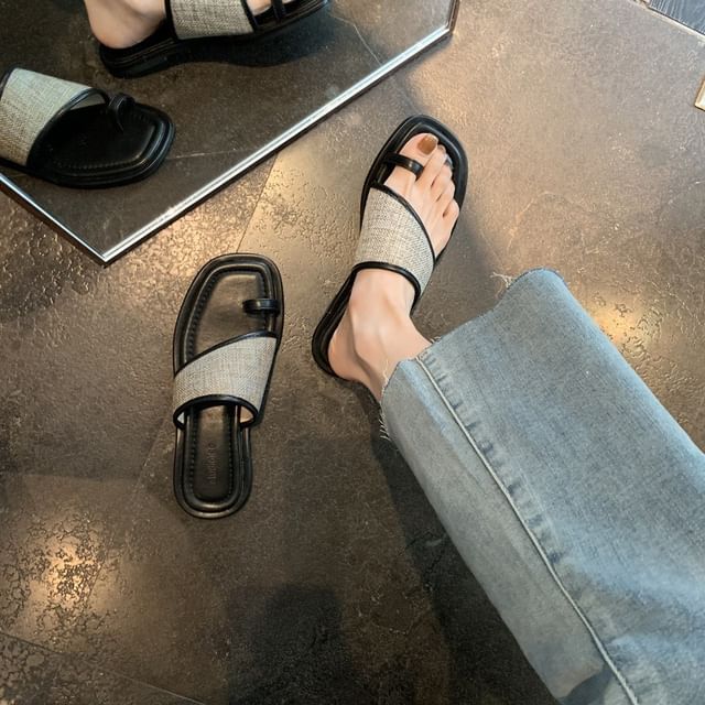 Toe Sandals Slide Loop
