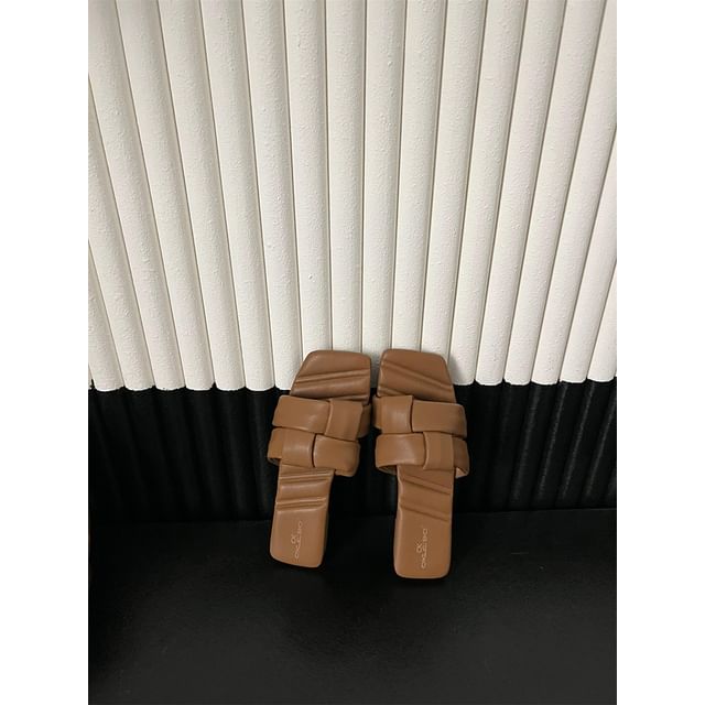 Woven Sandals Slide