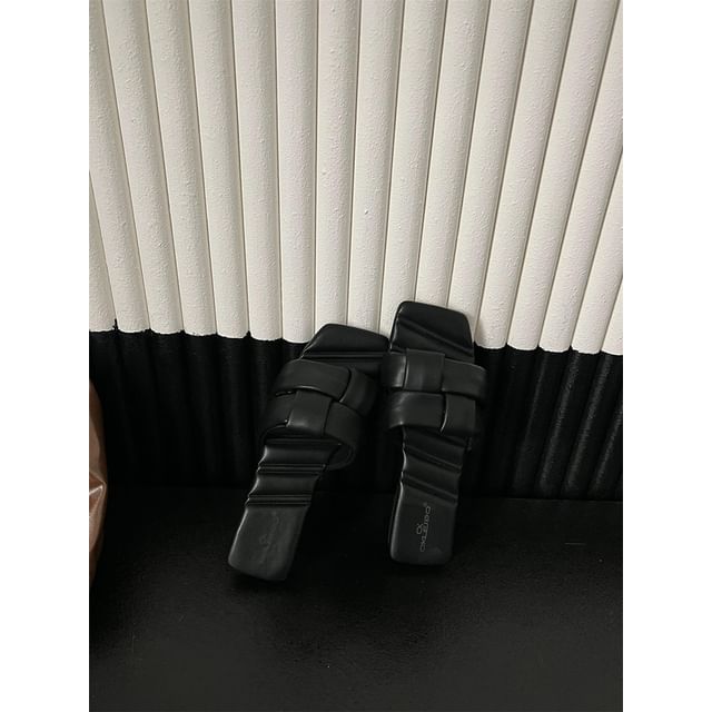 Woven Sandals Slide