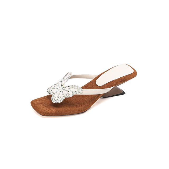 Sandals Butterfly Wedge Thong