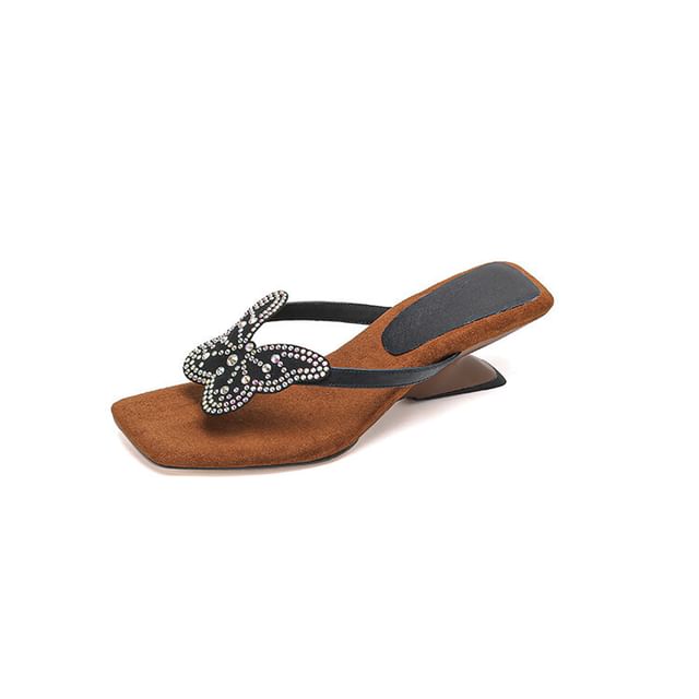 Sandals Butterfly Wedge Thong