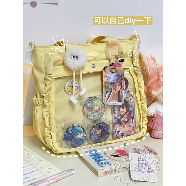 Logo PVC Panel Tote Bag / Bag Charm / Set