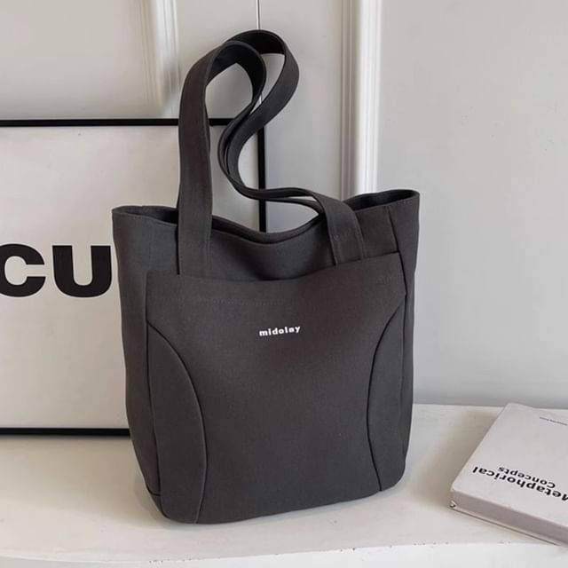 Bag Canvas Lettering Tote