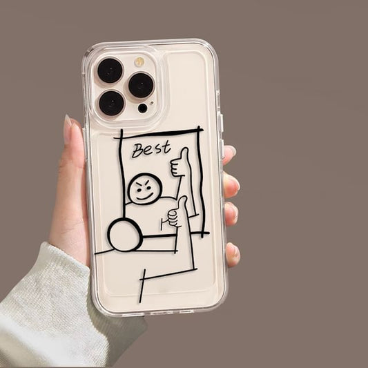 Mirrored Phone Case Cartoon