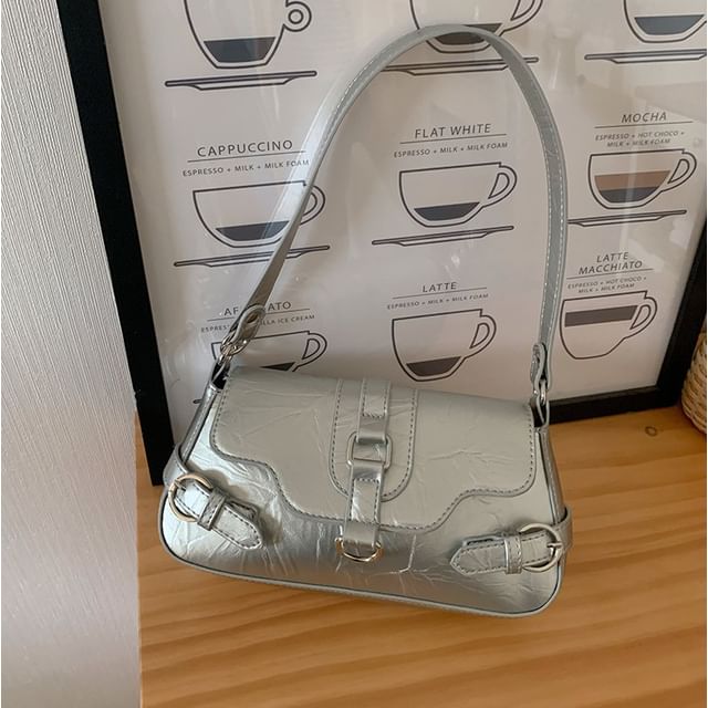 Shoulder Flap Buckled Bag