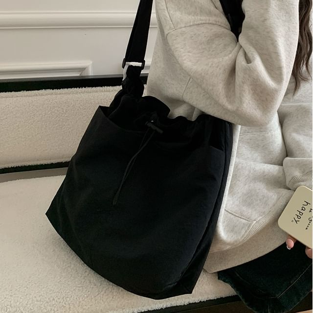 Plain Tote Nylon Drawstring Bag