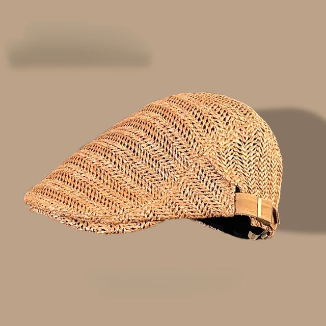 Newsboy Cap Straw