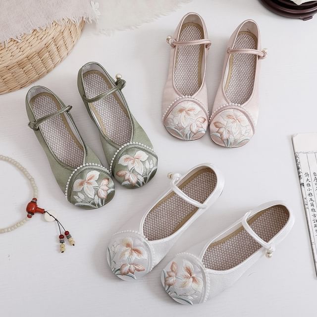 Embroidered Textile Flats