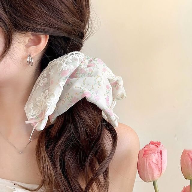 Floral Scrunchie