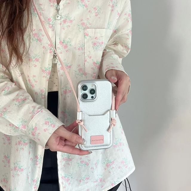 Card Holder Lanyard Phone Case