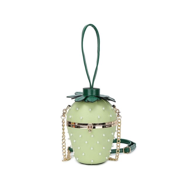 Strap Bucket Strawberry Chain Bag